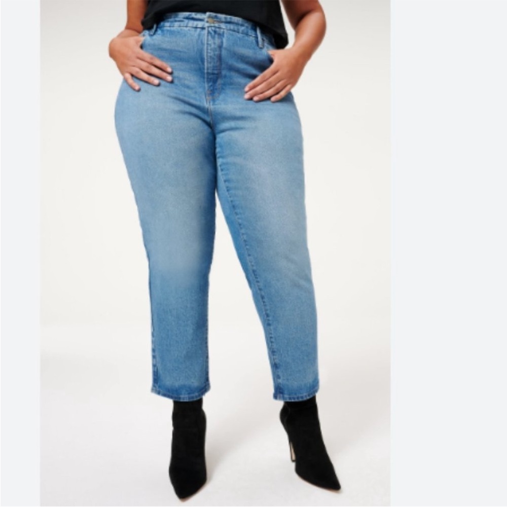 Good American Good Vintage Straight Leg Jeans Size 18 NWT